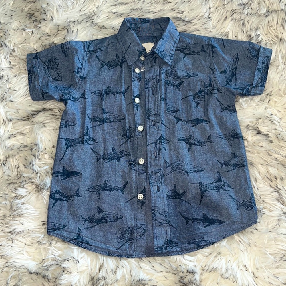 Collard Denim Fishing Shirt